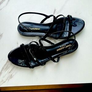 Saint Laurent black sandal size 38